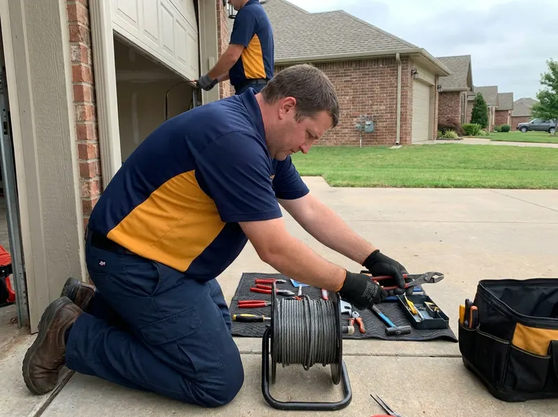 Garage Door Cable Repair in Bartlesville, OK