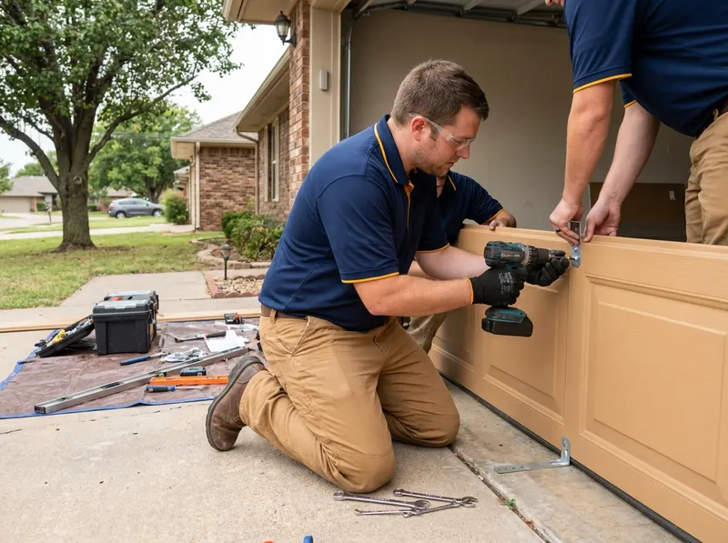 Garage Door Panel Replacement in Bartlesville, OK
